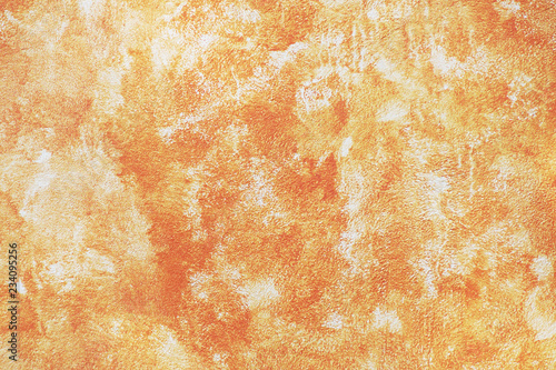 Orange Beige Color Wash Paint On Plastered Wall Texture Stock Photo Adobe Stock