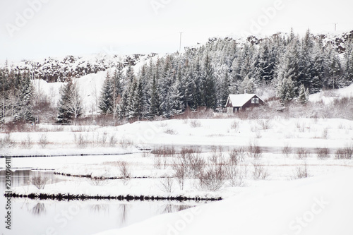 Thingvellir National Park or better known as Iceland pingvellir National Park during winter © keongdagreat