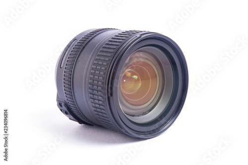 Camera Lens Isolated On White