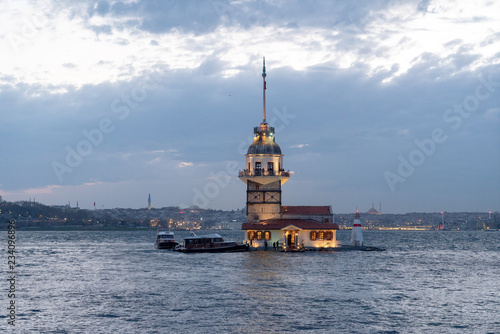 Maiden's Tower in Istanbul Bosphorus