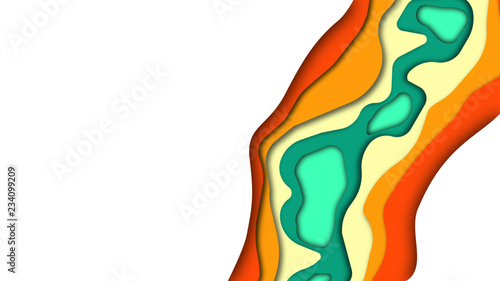 Webdesign Header Cutout Layered Art Homepage