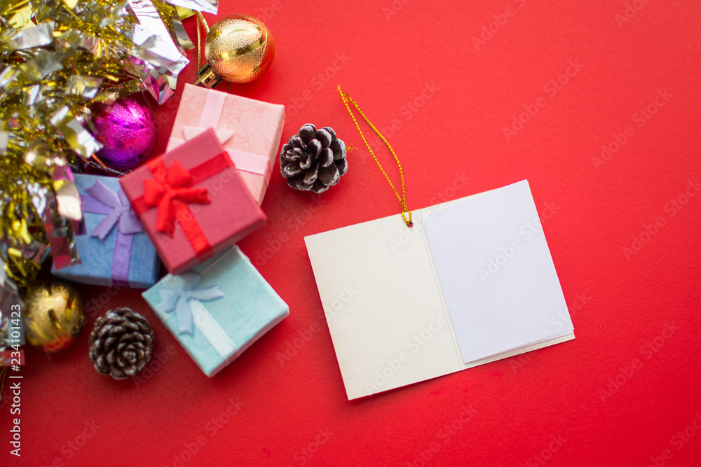 gift box with Christmas theme. soft focus. gift box with Christmas theme. soft focus.