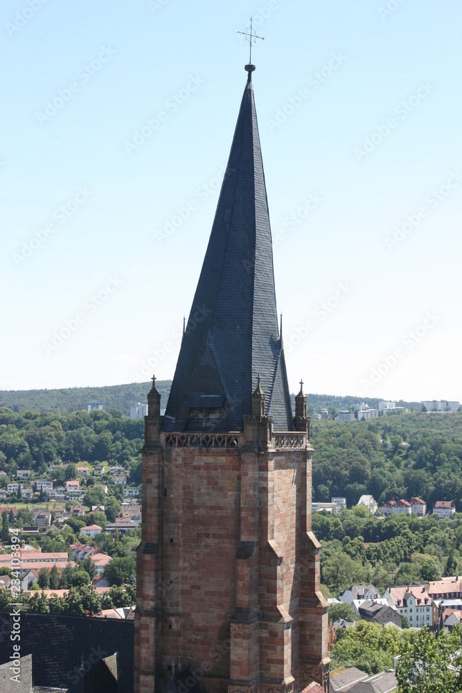 Marburg Schiefer Kirchturm