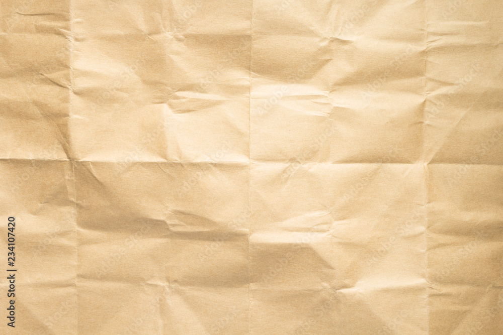 Obraz premium empty wrinkled paper as background