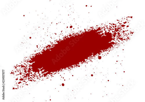 abstract vector  Blood splatter painted  isolated background. illustration vector design