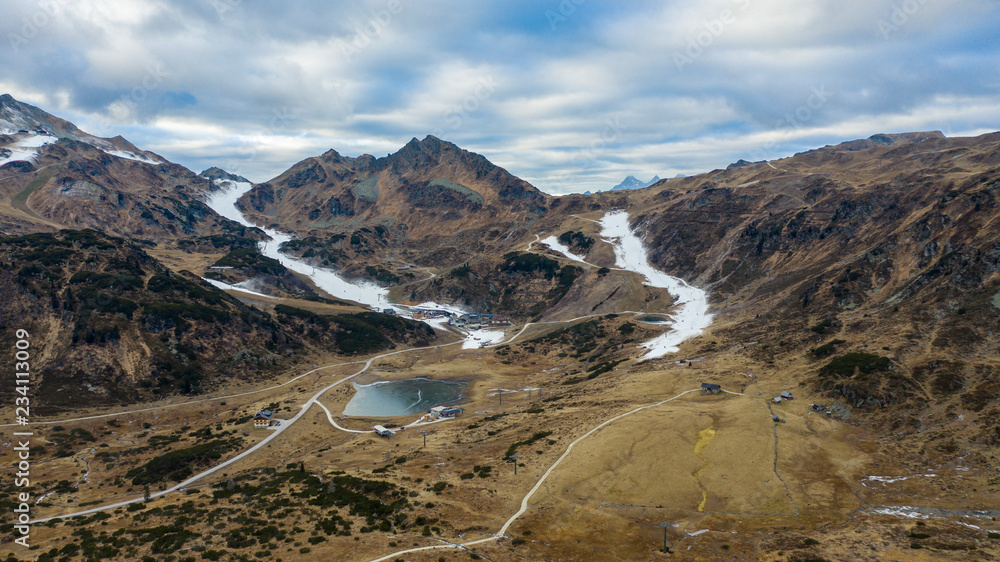 Künstliche Beschneiung in Obertauern (Österreich)