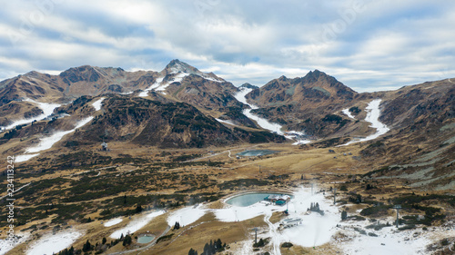 Künstliche Beschneiung in Obertauern (Österreich)