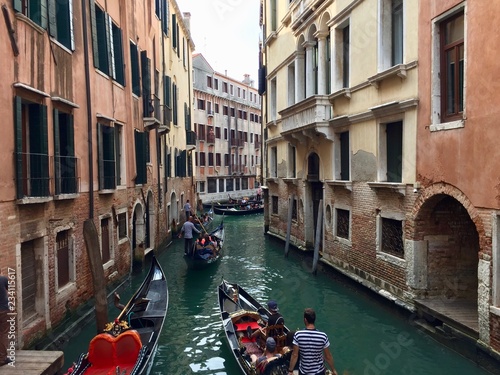 Gondolas in Venice