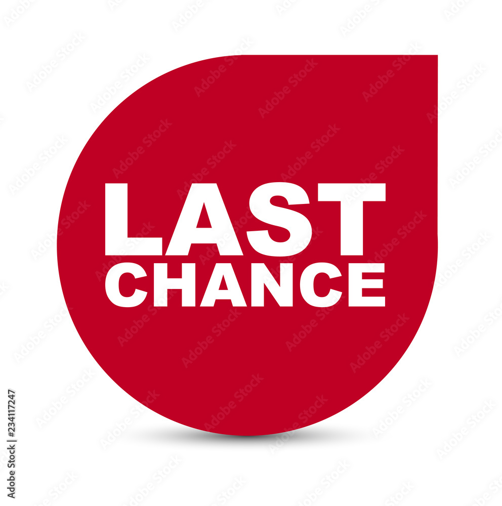 red vector banner last chance red vector banner last chance