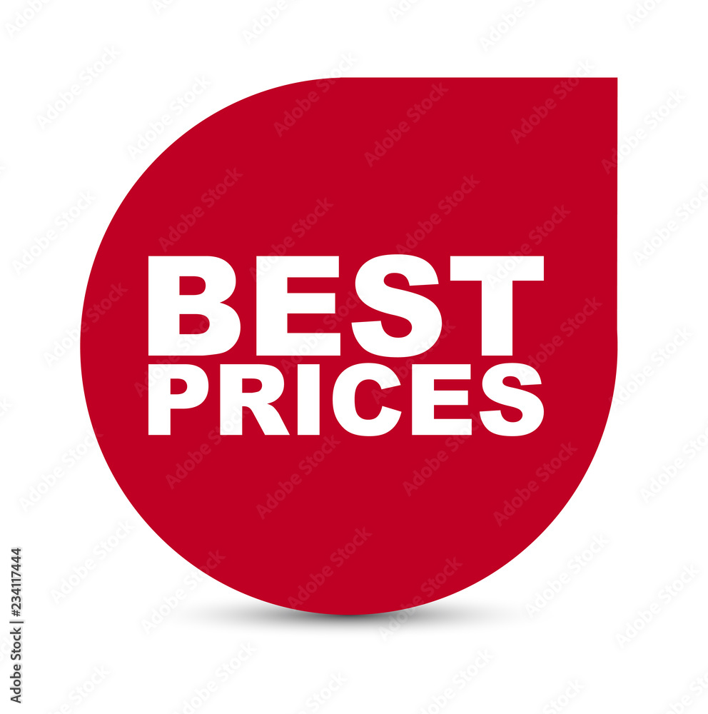 red vector banner best prices red vector banner best prices