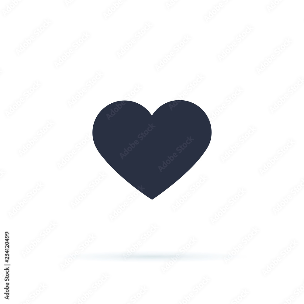 Heart icon vector 10 eps design. Like and Heart icon. Upvote likes buttons. Social nets red heart web buttons isolated