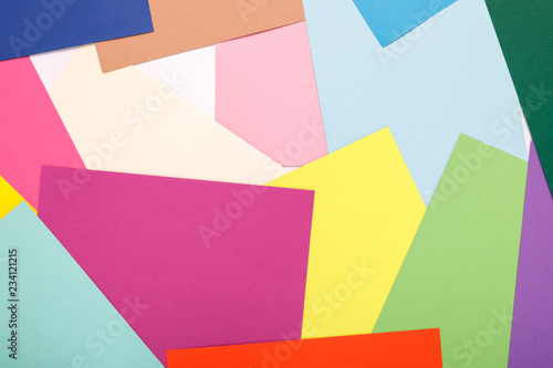 colored paper texture minimalism background. geometric shapes and lines