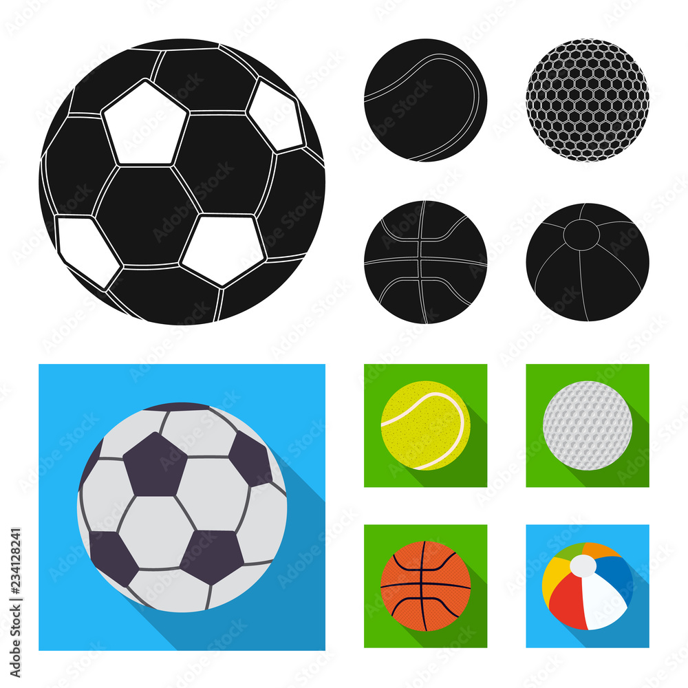 Vector design of sport and ball logo. Collection of sport and athletic stock vector illustration. Vector design of sport and ball logo. Collection of sport and athletic stock vector illustration.