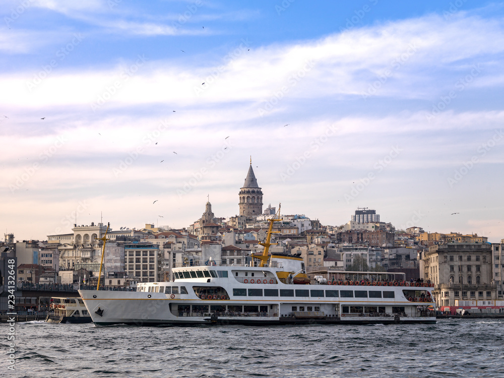 Fototapeta premium Istanbul bosphorus and Galata Tower