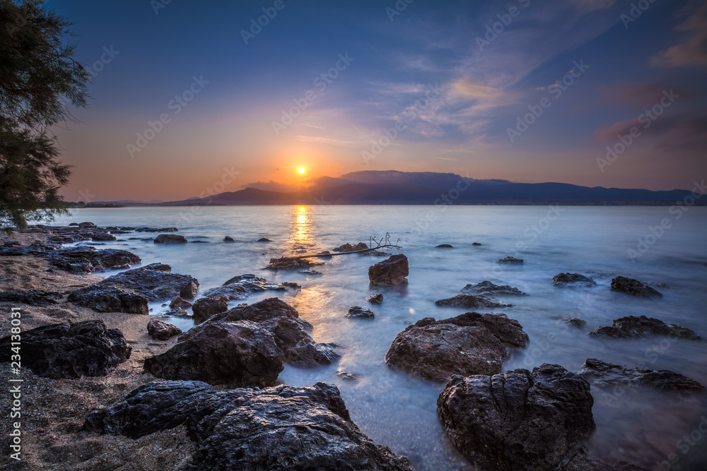Sonnenaufgang am Meer, Griechische Insel Antiparos