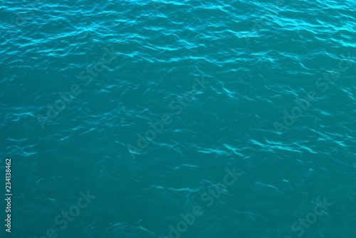 background texture - blue sea water surface © Evgeny