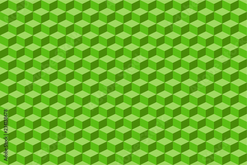 Pattern Green Cubes - Patrón de Cubos Verdes