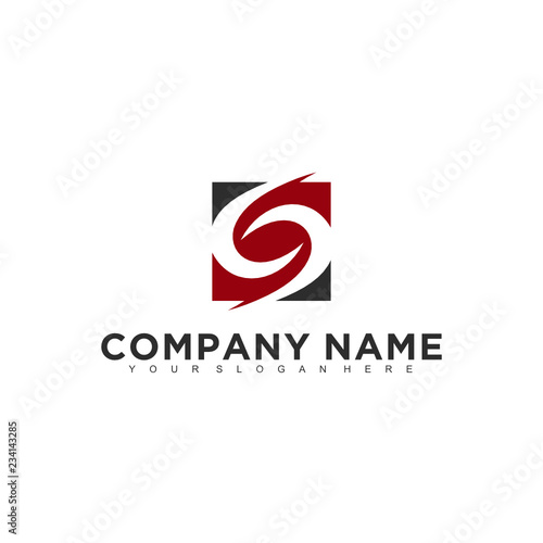 Simple minimalistic modern professional logo design of real estate vector EPS illustrator template