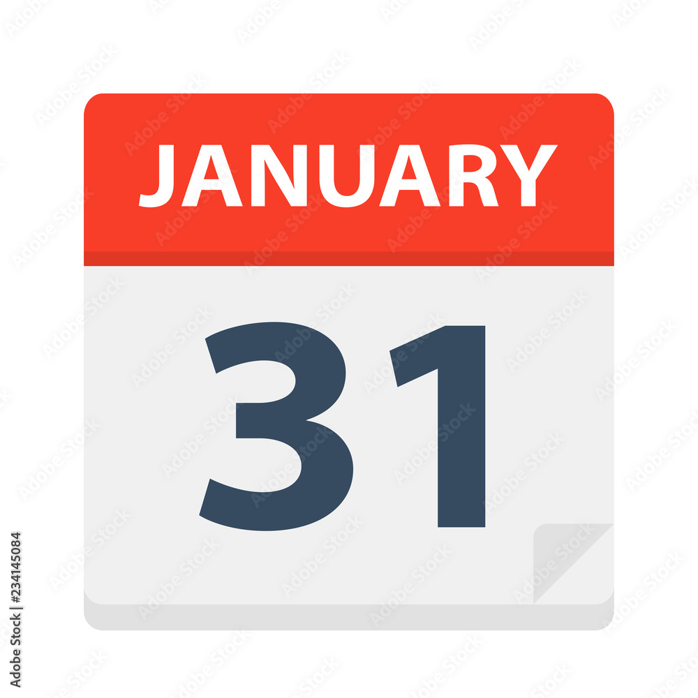 January 31 - Calendar Icon January 31 - Calendar Icon