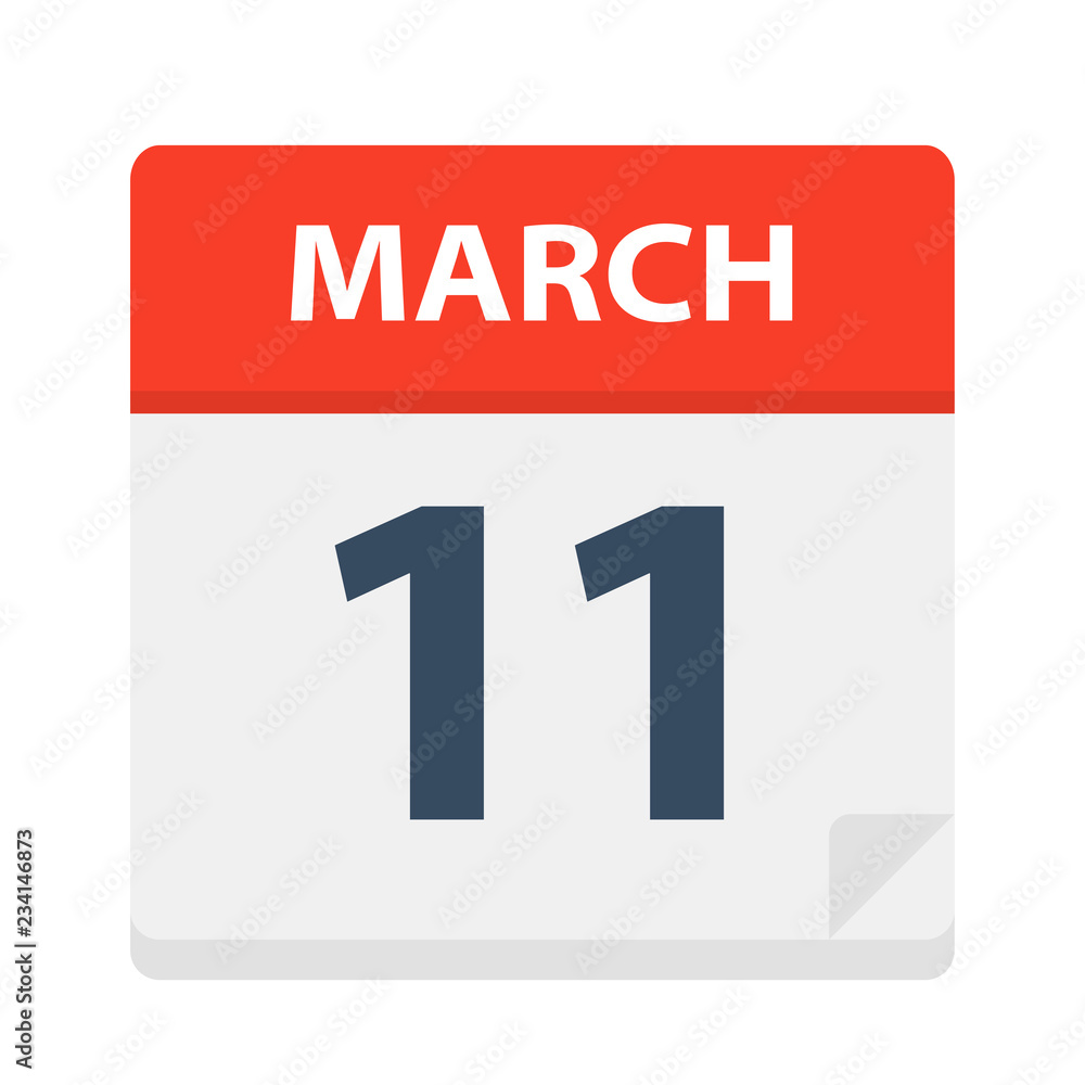 March 11 - Calendar Icon March 11 - Calendar Icon