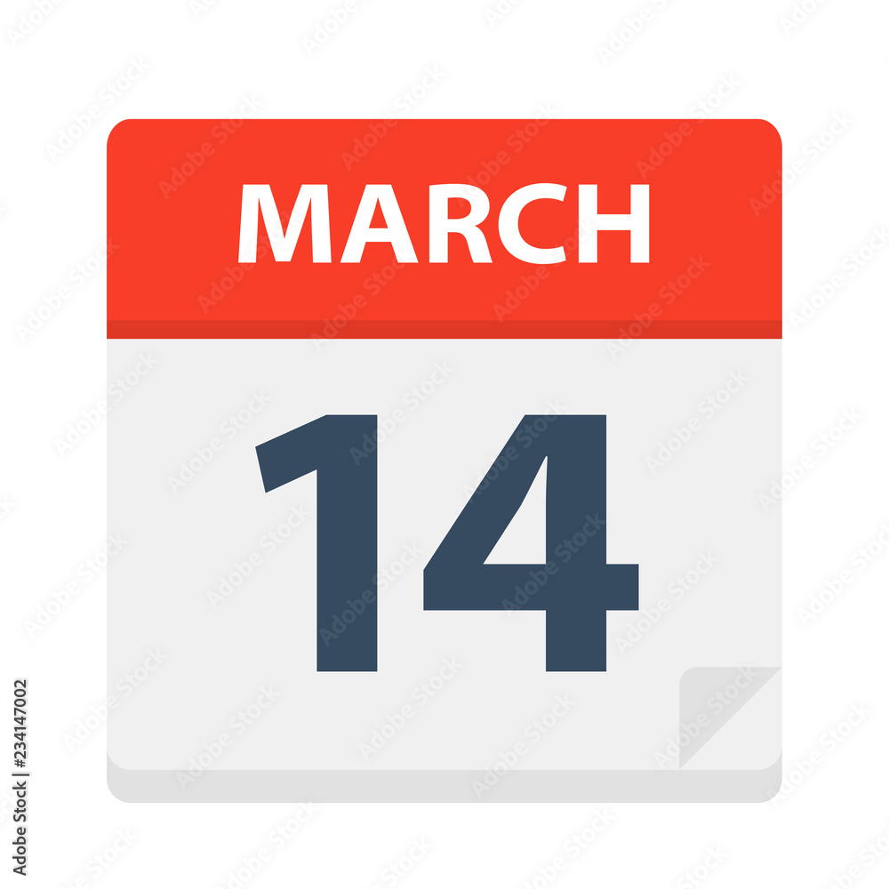 March 14 - Calendar Icon March 14 - Calendar Icon