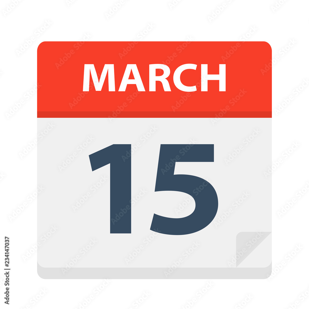 March 15 - Calendar Icon March 15 - Calendar Icon