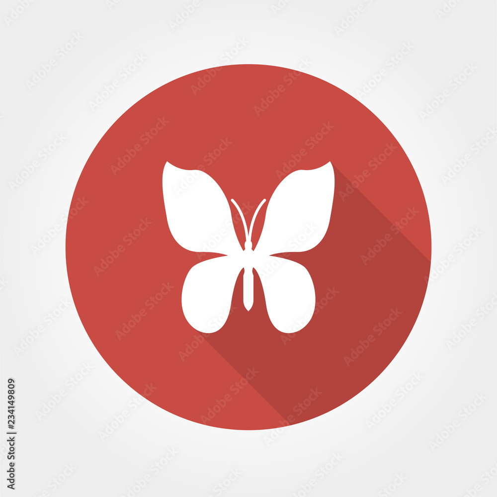 Butterfly con silhouette vector illustration Butterfly con silhouette vector illustration