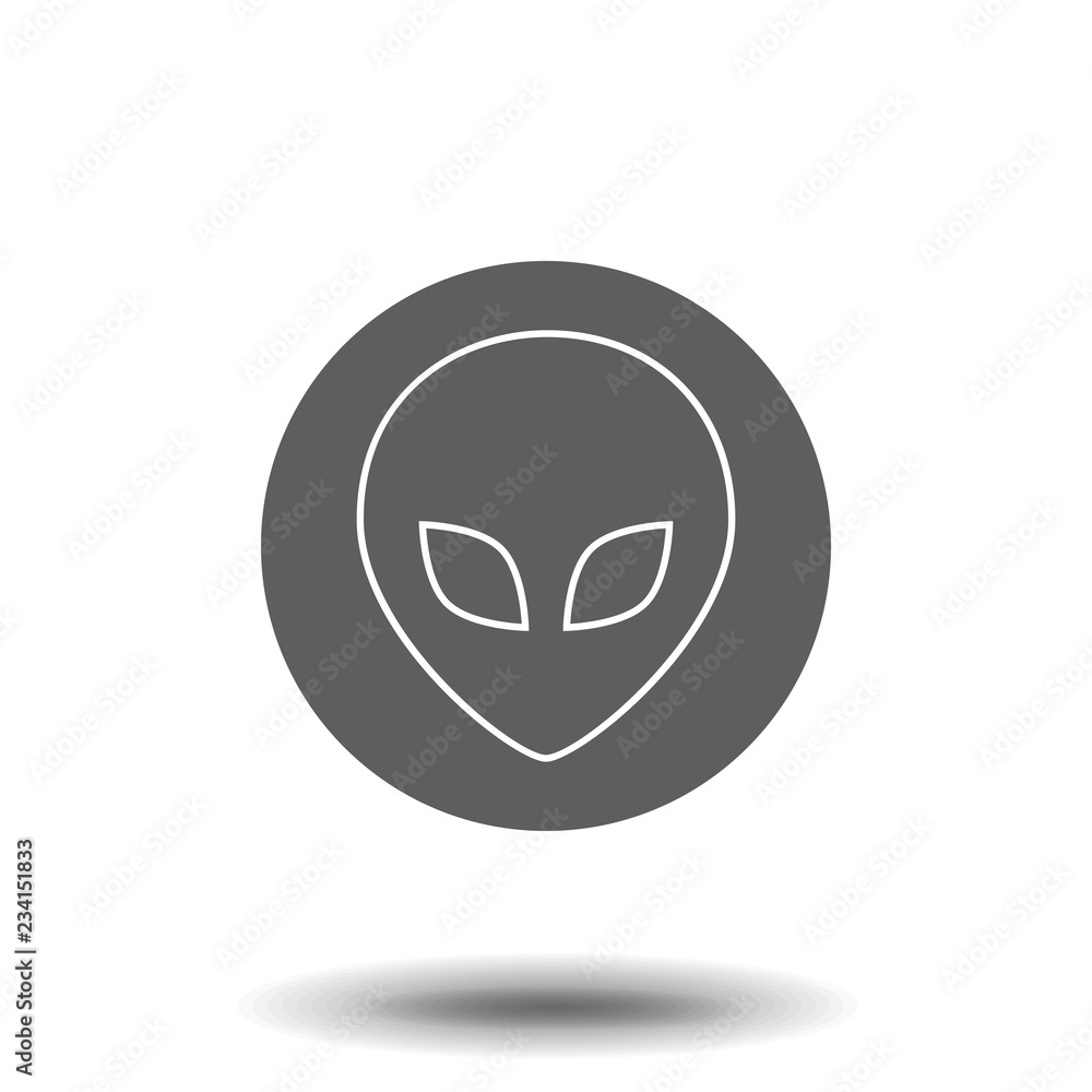 Extraterrestrial alien face outline icon. linear style sign for mobile concept and web design. humanoid alien head simple line vector icon. Symbol, logo illustration. Extraterrestrial alien face outline icon. linear style sign for mobile concept and web design. humanoid alien head simple line vector icon. Symbol, logo illustration.