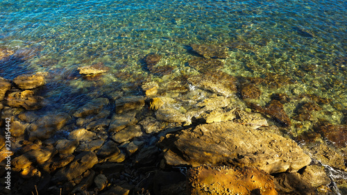 Stones on the shores of the coast