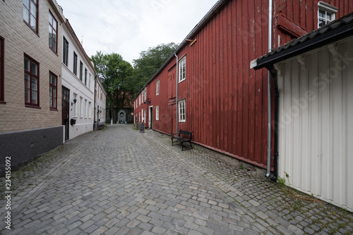 Altstadt Bakklandet in Trondheim