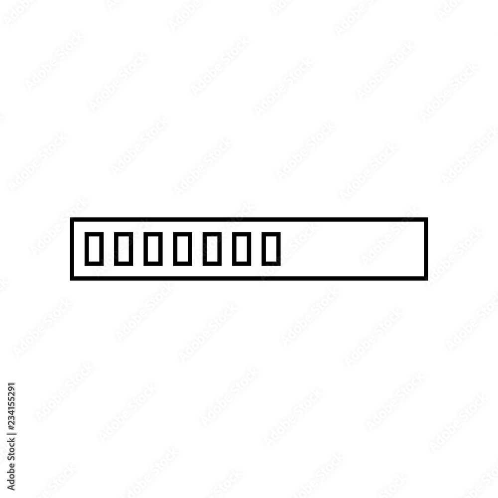Loading concept line icon. Linear Loading concept outline symbol design. This simple element illustration can be used for web and mobile. Loading concept line icon. Linear Loading concept outline symbol design. This simple element illustration can be used for web and mobile.