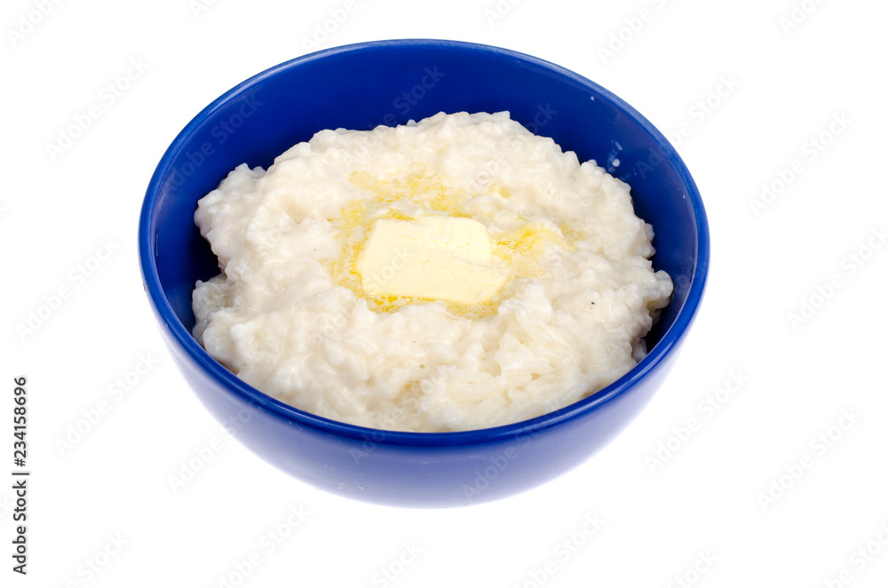 Rice porridge with butter and sugar Rice porridge with butter and sugar