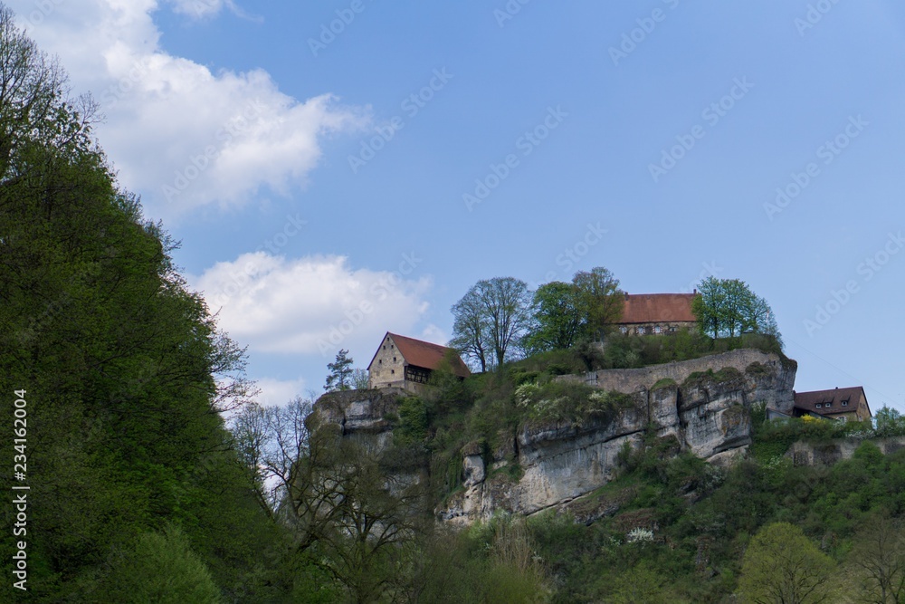 Castle in Germany on a mountain top Castle in Germany on a mountain top