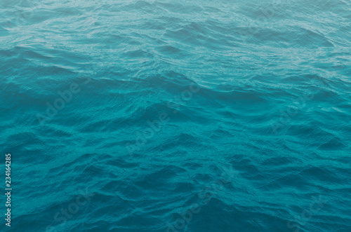 blue sea waves close up © andyborodaty