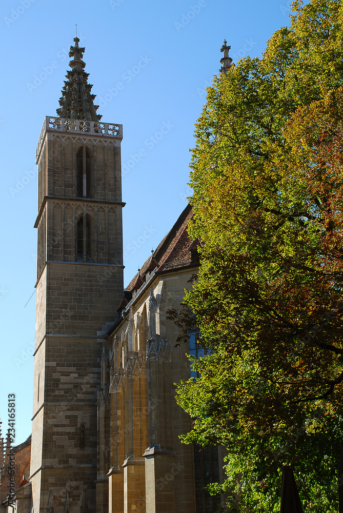 Fototapeta premium St. James's Church, Rothenburg ob der Tauber