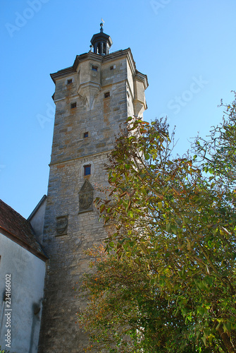 Tower called Klingen Gate (German: "Klingentor"), Rothenburg ob der Tauber, Germany