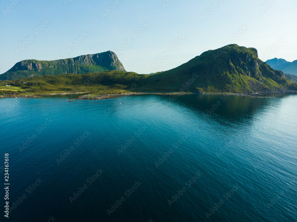 Seascape on Vestvagoy island, Lofoten Norway