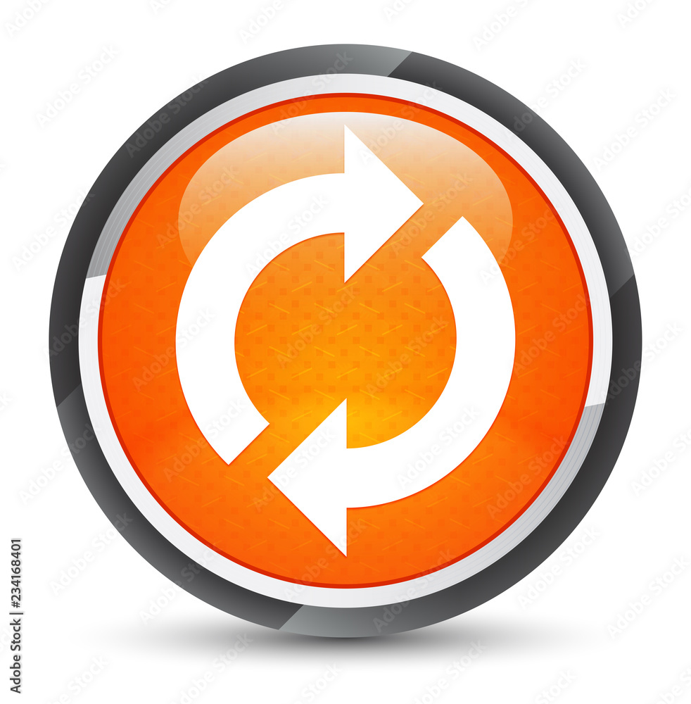 Update icon galaxy orange round button Update icon galaxy orange round button