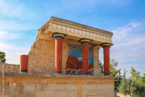 Fragment of the Palace of Knossos