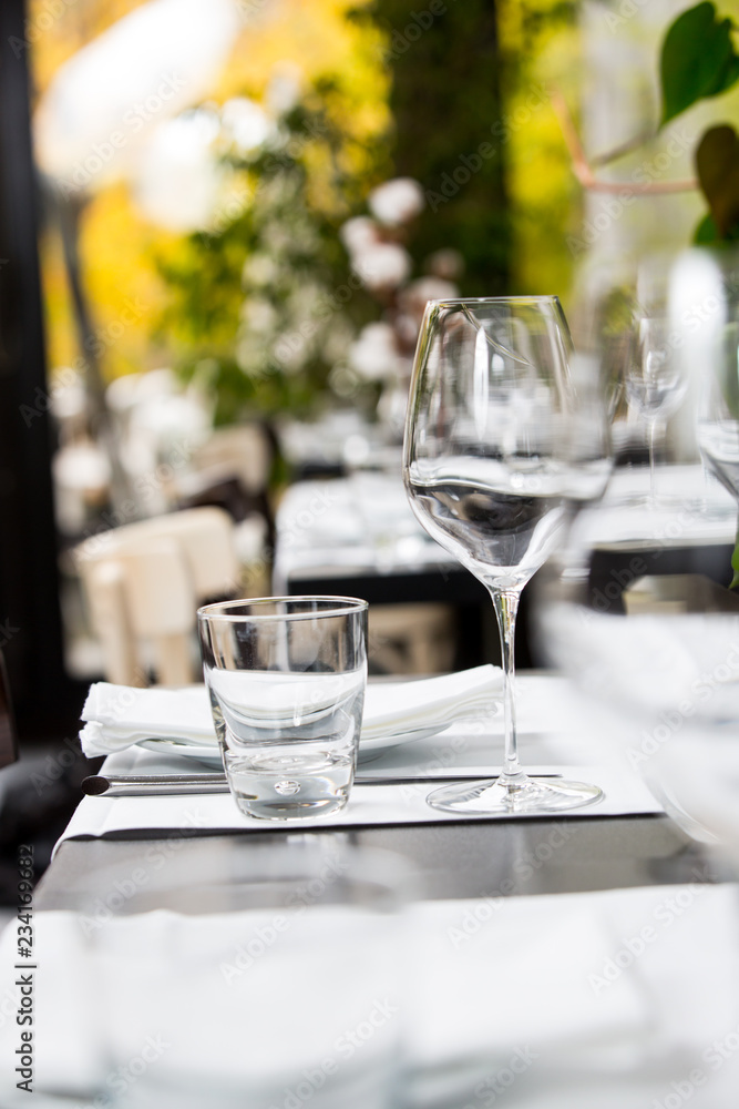 Empty restaurant interior. Modern design. Empty restaurant interior. Modern design.