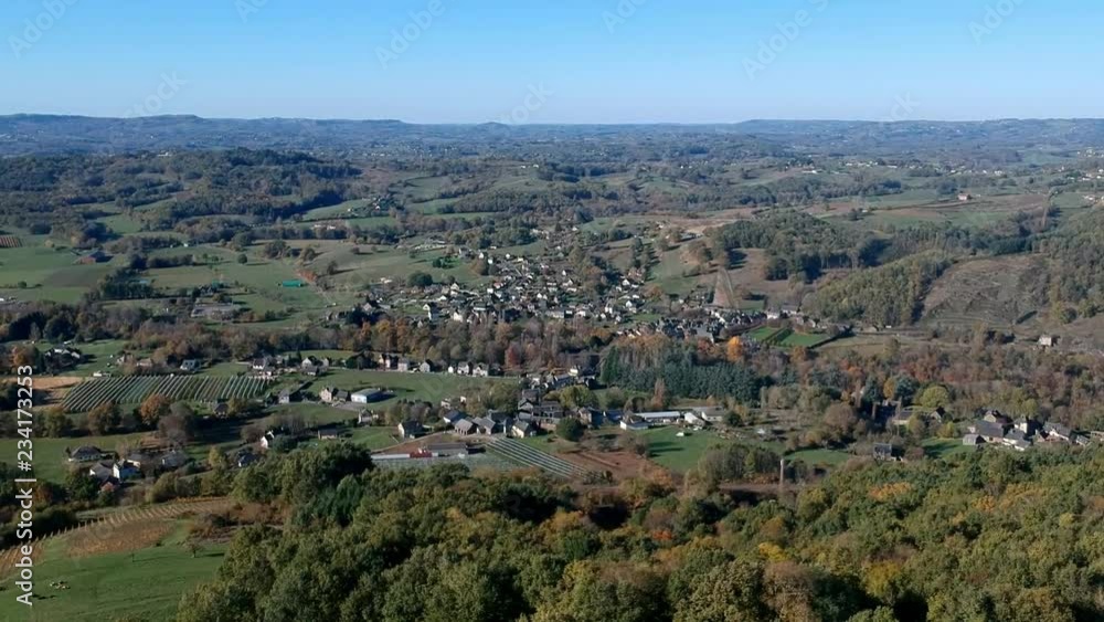Allassac (Corrèze- France) - Vue sur le village du Saillant