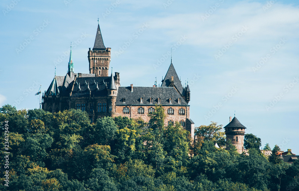 Castle in Wernigerode Germany