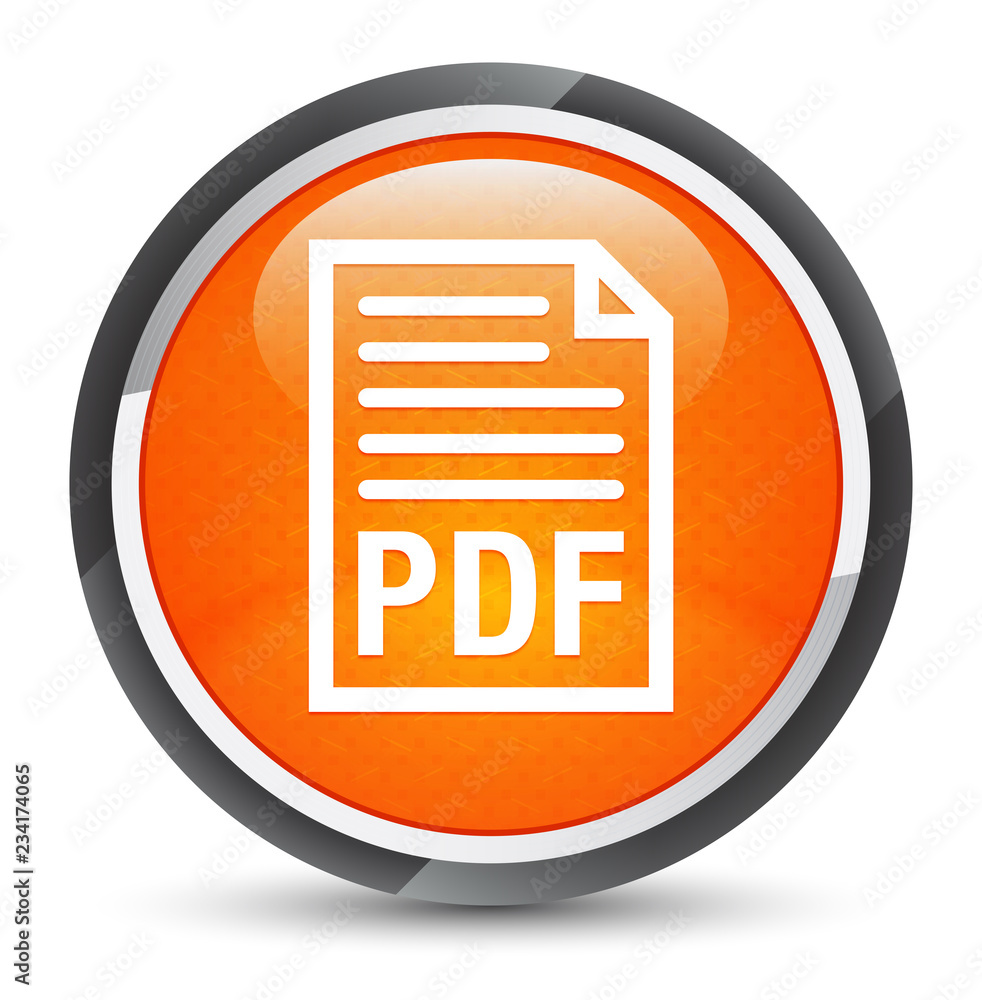 PDF document icon galaxy orange round button PDF document icon galaxy orange round button