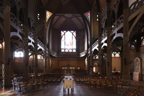 Interior of church of Saint-Jean-de-Montmartre