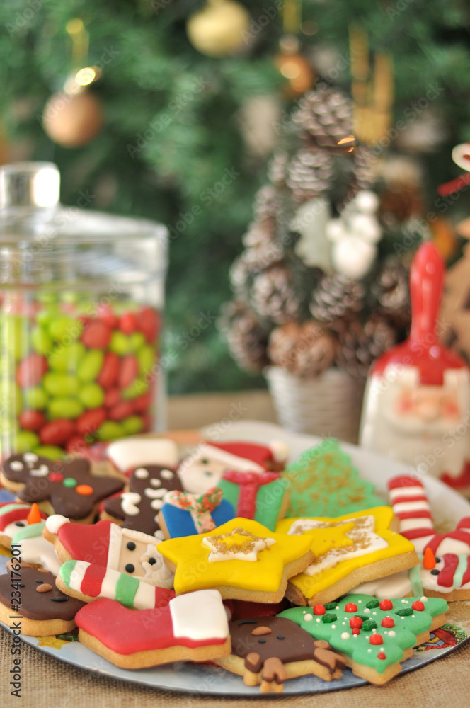 Obraz premium Mix Christmas cookies