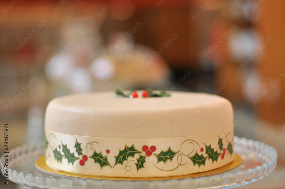 Marzipan Christmas Cake