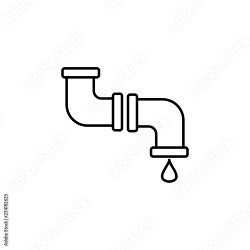 plumber sign icon. Element of navigation sign icon. Thin line icon for website design and development, app development. Premium icon