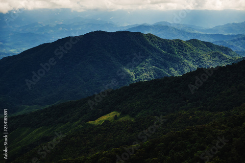 landscape of Mountain in Nan province Thailand.