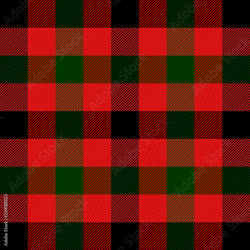 Christmas new year Tartan. Pattern Scottish cage