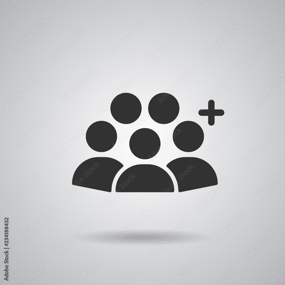 People Icon work group Team Vector People Icon work group Team Vector